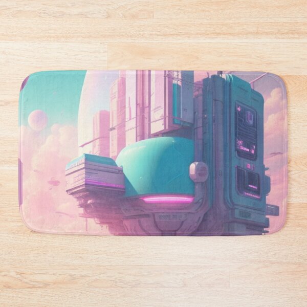 Item preview, Cyberpunk pastel dreamscape designed and sold by mikaws.