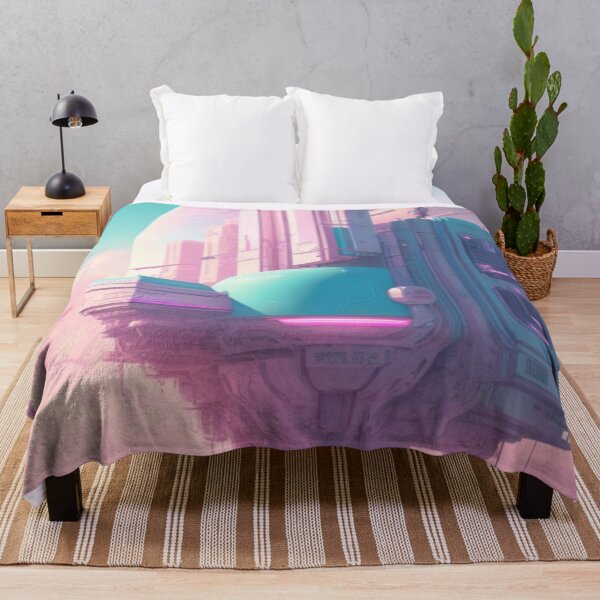 Item preview, Cyberpunk pastel dreamscape designed and sold by mikaws.