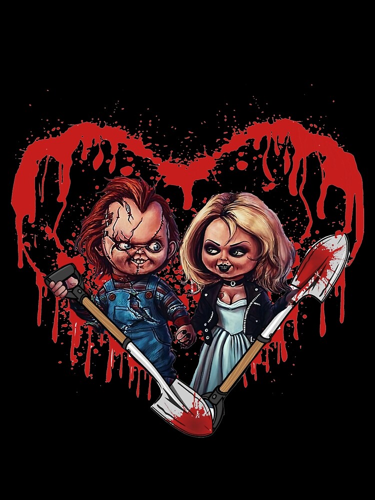 dibujo de chucky y tiffany