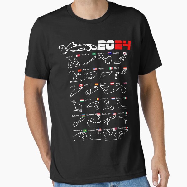 Item preview, Calendar Formula race cars 2024 circuits designed and sold by ideasfinder.