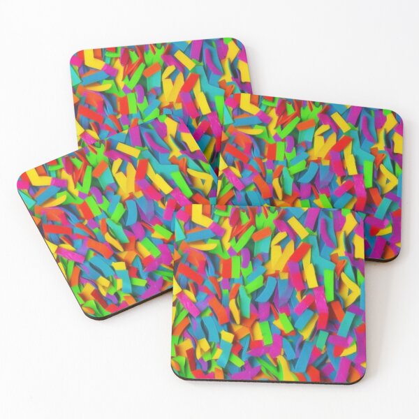 Item preview, Abstract Colorful Confetti Pattern designed and sold by calibrit.
