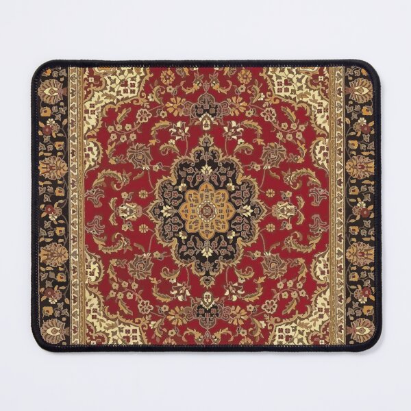 Item preview, Vintage Persian Rug Abstract Flowers Floral Pattern designed and sold by Vicky Brago-Mitchell®.