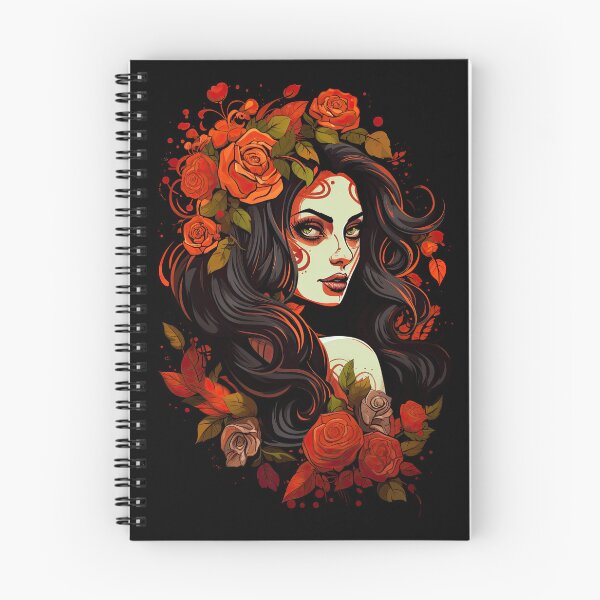 Item preview, Day of the Dead Maiden Vector Art 2 designed and sold by eyestetix.