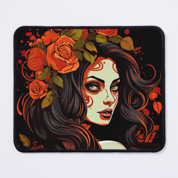 Item preview, Day of the Dead Maiden Vector Art 2 designed and sold by eyestetix.