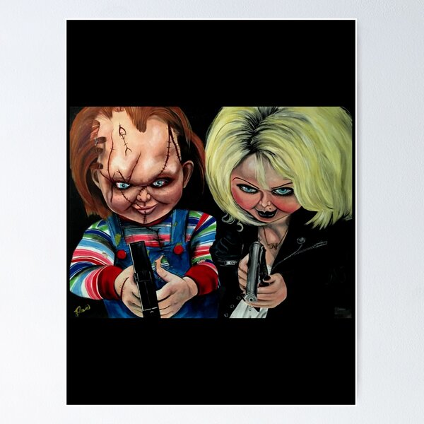 Chucky & Tiffany shooting Poster for Sale by thibaultvonn