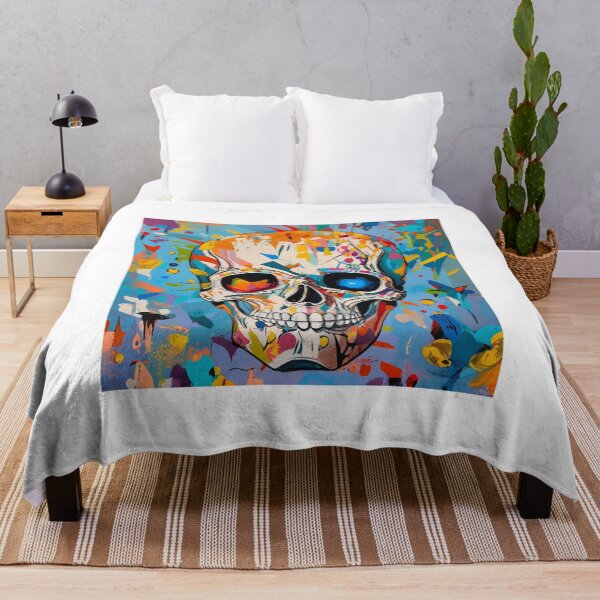Item preview, Painting skull designed and sold by SabyDigitalArt.