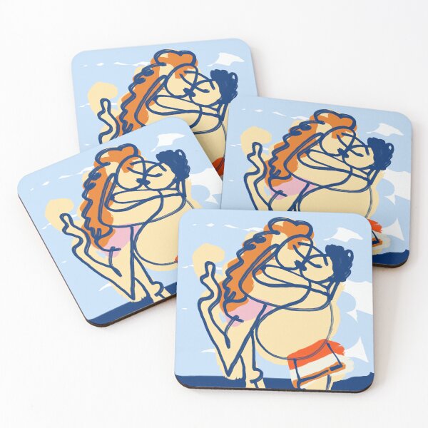 Item preview, LOVE ON THE BEACH designed and sold by Idas-drawings.