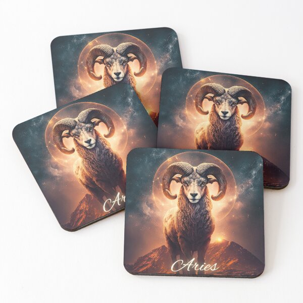 Item preview, Aries Astrology Art: The Bold Ram and Mars designed and sold by ieluxury.