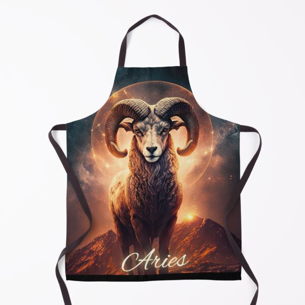Item preview, Aries Astrology Art: The Bold Ram and Mars designed and sold by ieluxury.