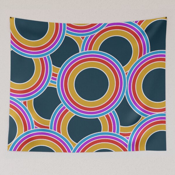 Item preview, retro sixties style abstract pattern designed and sold by pauloneill-art.