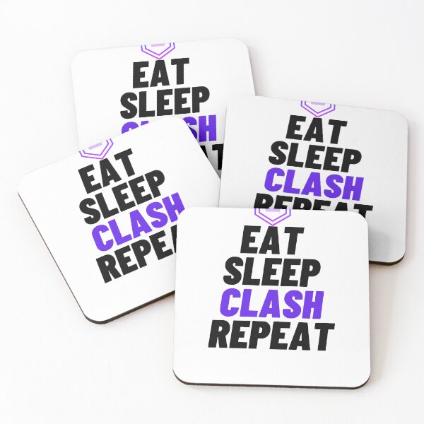 Item preview, eat,sleep,clach,repeat,clash royal,clash of clans designed and sold by abbist.