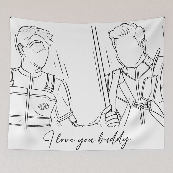 Item preview, I love you, buddy. designed and sold by Linneke.