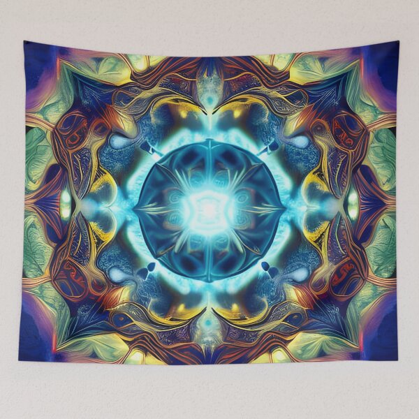 Item preview, Fractal Symmetry 001 Print designed and sold by DMT Official Merch.