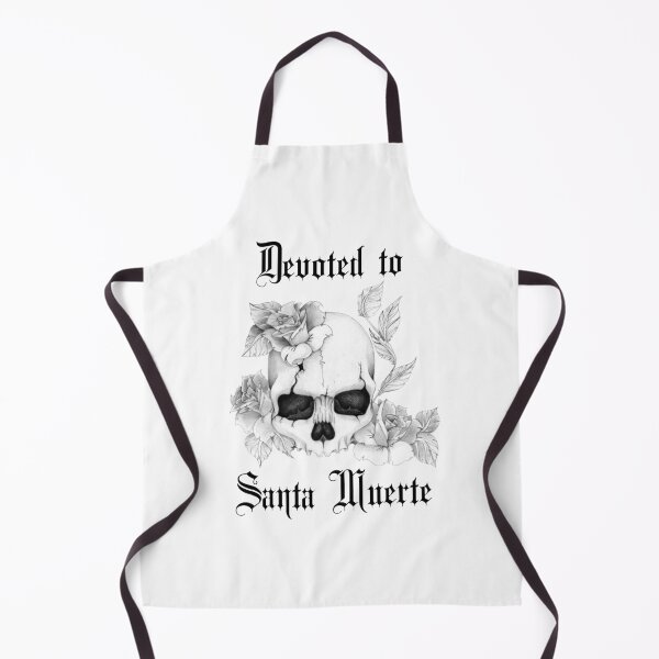 Item preview, Devoted to Santa Muerte-with Skull and Roses designed and sold by WinterTempest.