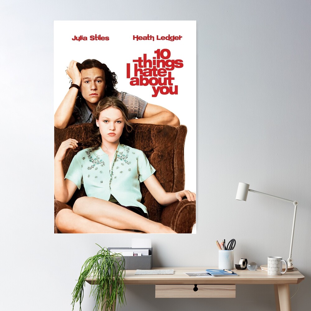 10 Things I Hate About You 90s movie Poster | Poster