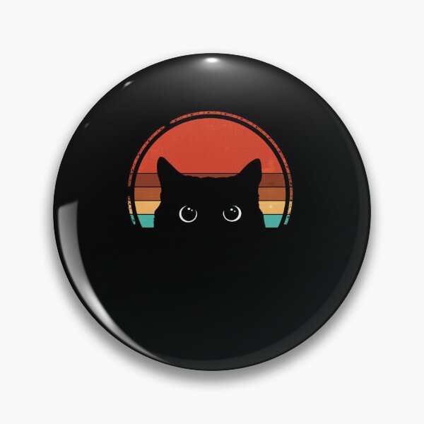 Item preview, Black Cat Peeking Sunset Vintage designed and sold by paaniartonnb.