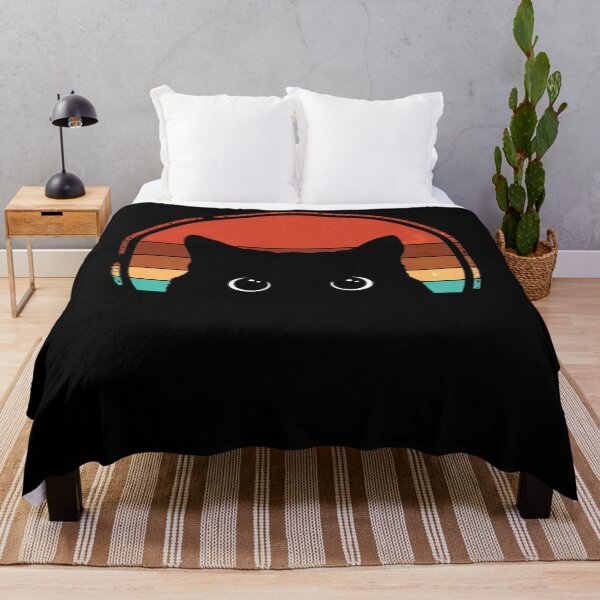Item preview, Black Cat Peeking Sunset Vintage designed and sold by paaniartonnb.