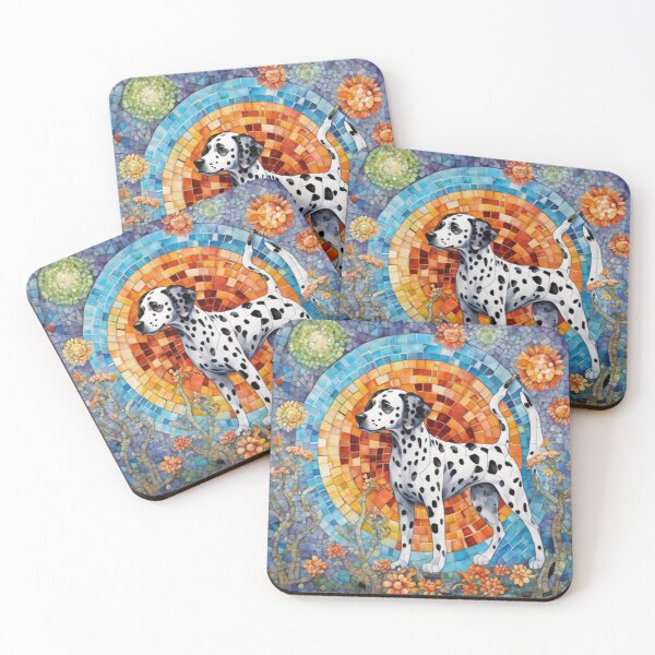 Item preview, Mosaic Dalmatian Surrealism designed and sold by purplesensation.