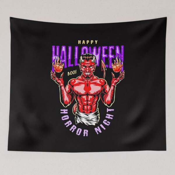Item preview, Devil Horror Night Halloween designed and sold by ShopEVJS.