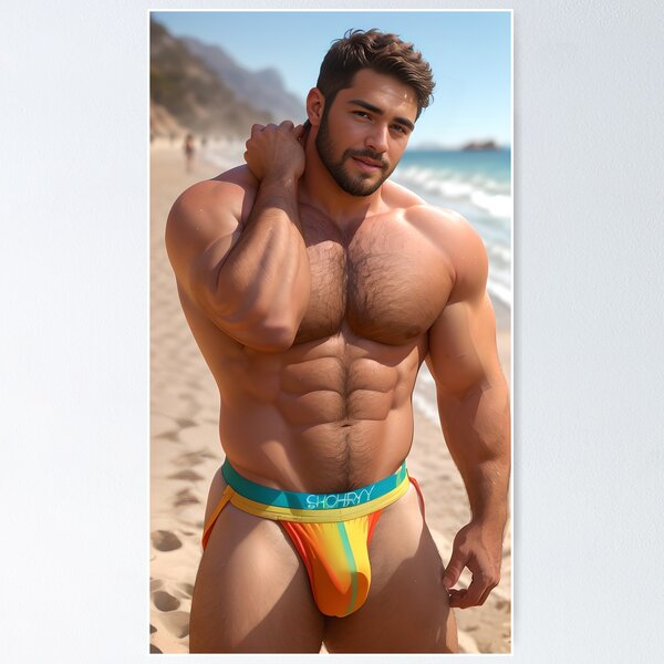 Artikel-Vorschau von Beefcake am Strand, designt und verkauft von InkDazzle.