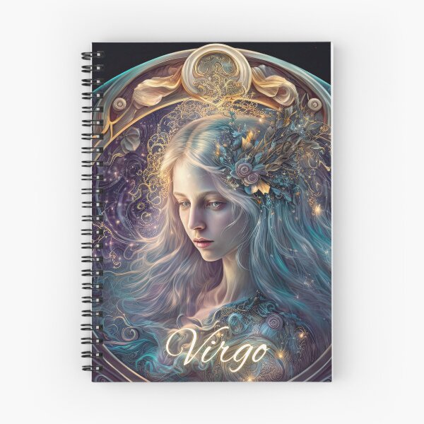 Item preview, Virgo Astrology Art: The Discerning Virgin and Mercury designed and sold by ieluxury.