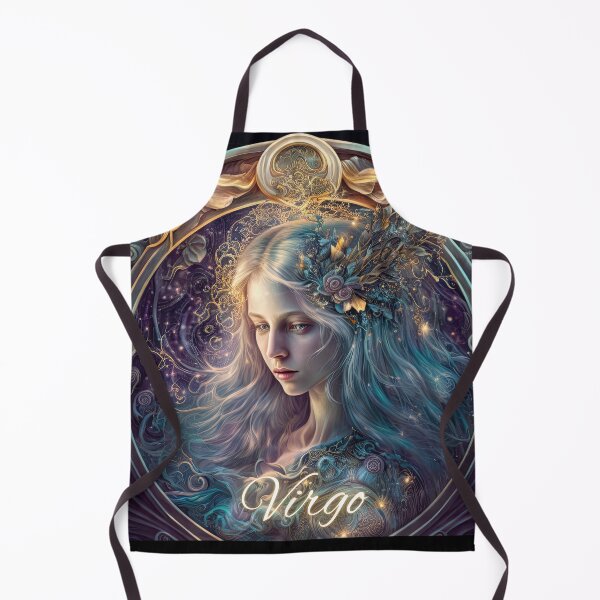 Item preview, Virgo Astrology Art: The Discerning Virgin and Mercury designed and sold by ieluxury.