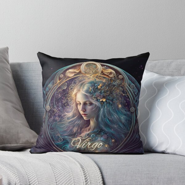 Item preview, Virgo Astrology Art: The Discerning Virgin and Mercury designed and sold by ieluxury.
