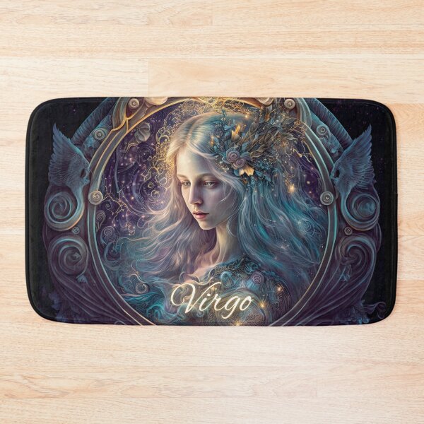 Item preview, Virgo Astrology Art: The Discerning Virgin and Mercury designed and sold by ieluxury.