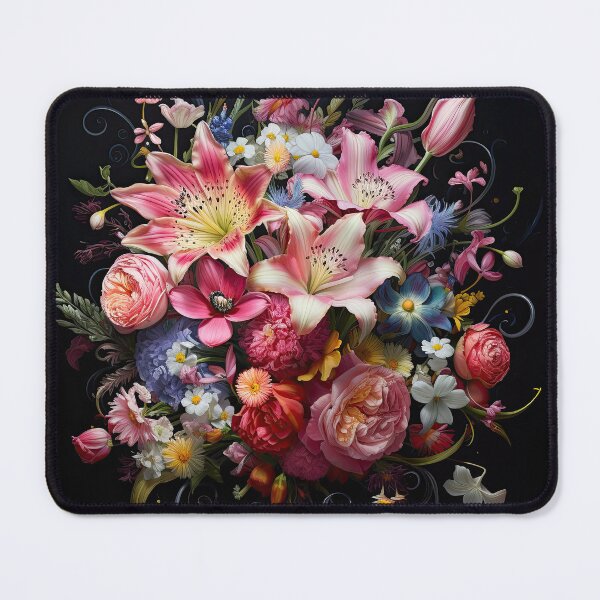 Item preview, A Startling Bouquet of Colourful Flowers designed and sold by laughingdesign.