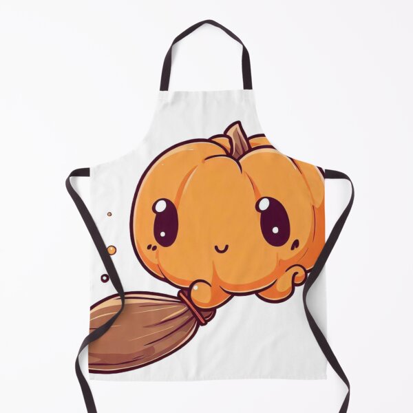 Item preview, Cute Pumpkin Flying on a Broom Halloween  designed and sold by PollyPositiveUK.