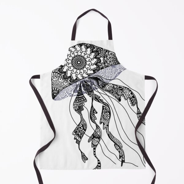 Item preview, Zentangle jellyfish designed and sold by Magdalena Borkowska.