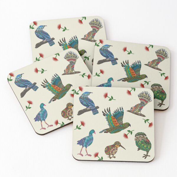 Item preview, New Zealand Birds designed and sold by LizCoatsArtNZ.