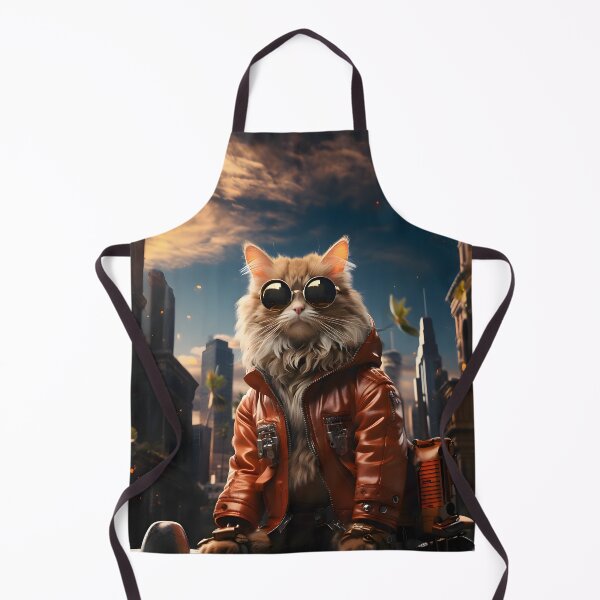 Item preview, Brutal cat with glasses designed and sold by oilidesing.