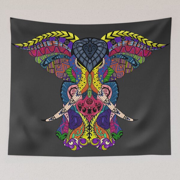 Item preview, MK Tribal Elephant (Colored) designed and sold by iamkobold.