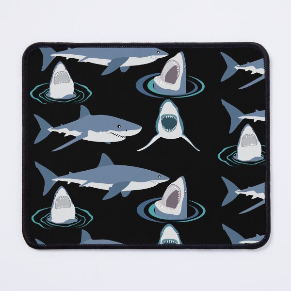 Item preview, Sharks Pattern Sticker Set - Redbubble Sticker designed and sold by bluehatgraphics.