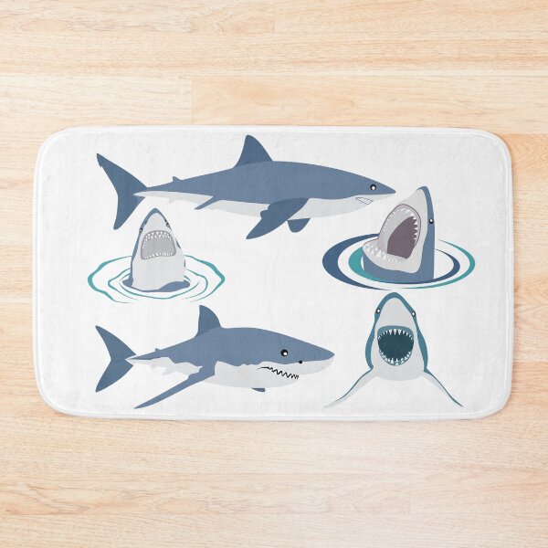Item preview, Sharks Pattern Sticker Set - Redbubble Sticker designed and sold by bluehatgraphics.