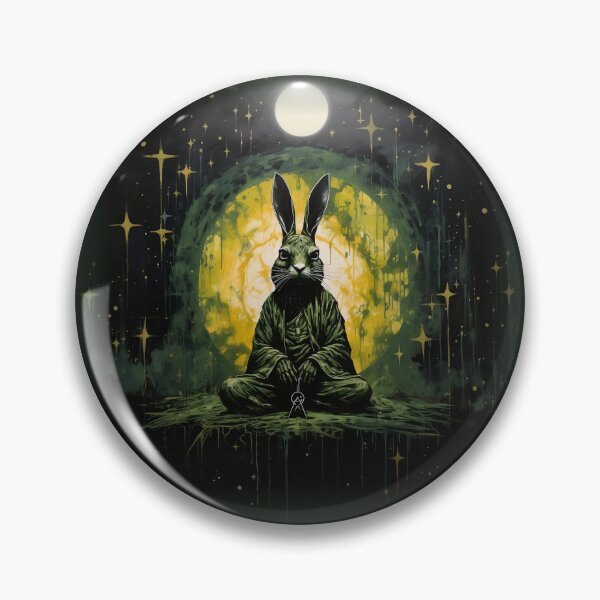 Item preview, Illuminati Bunny -Dark Green designed and sold by MyBunnyverse.