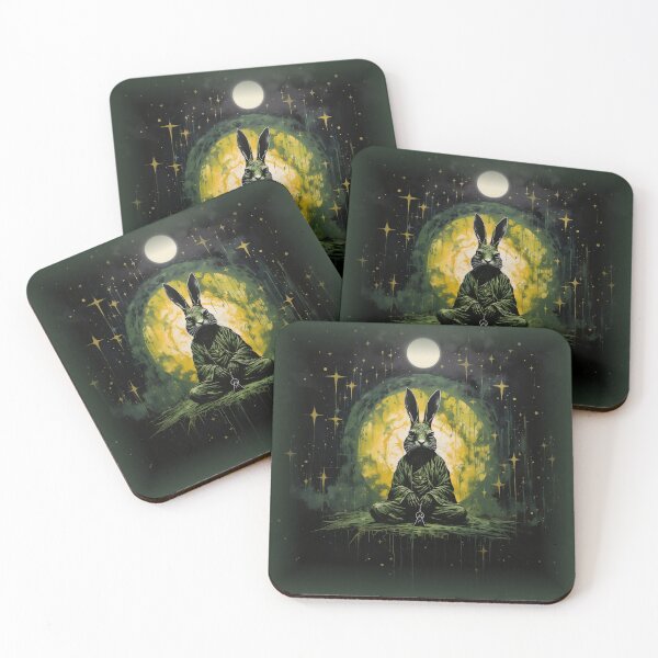 Item preview, Illuminati Bunny -Dark Green designed and sold by MyBunnyverse.
