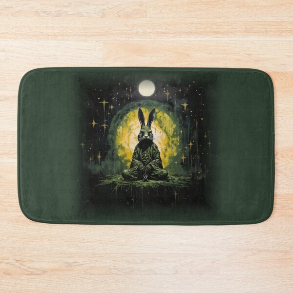 Item preview, Illuminati Bunny -Dark Green designed and sold by MyBunnyverse.