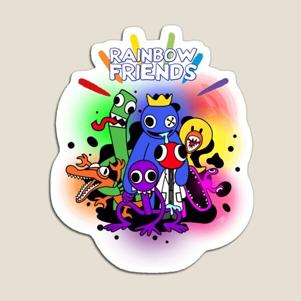 Rainbow Friends For kids and adults Birthday Sticker for Sale by  noufuiemuraa