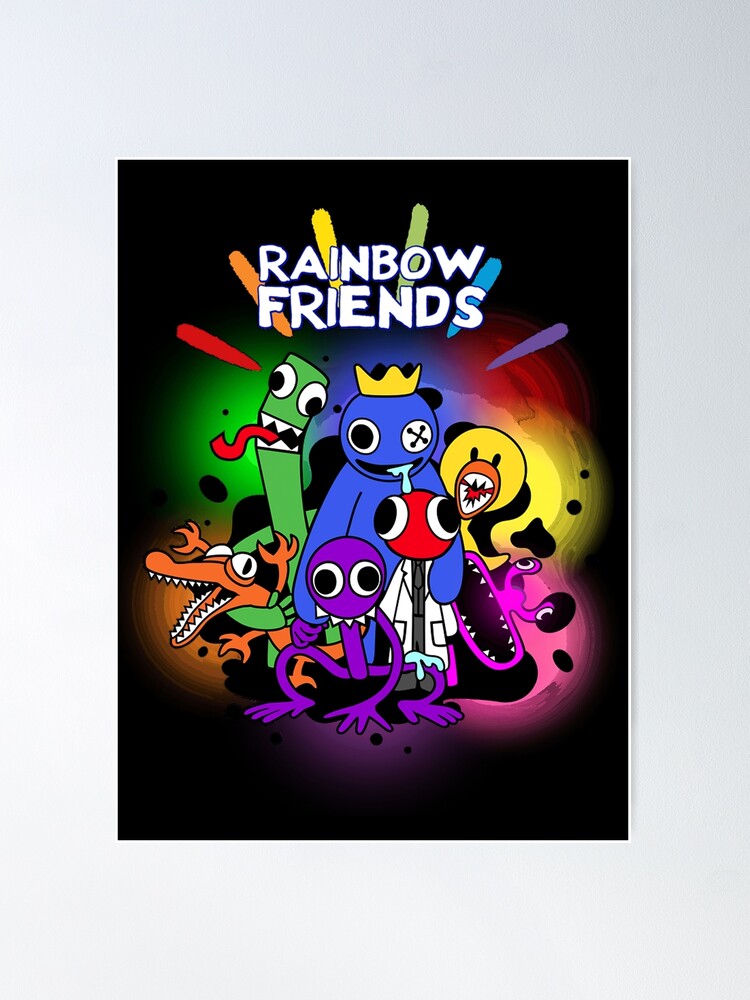 Yellow Rainbow Friends Fan art Poster for Sale by DrawForFunYt