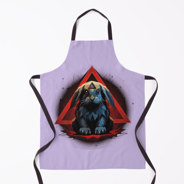 Item preview, Illuminati Bunny - Red & Blue designed and sold by MyBunnyverse.