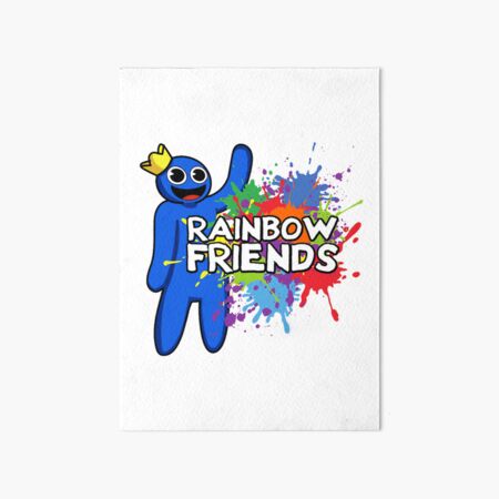 My Best Rainbow Friend Green Art Board Print for Sale by TheBullishRhino