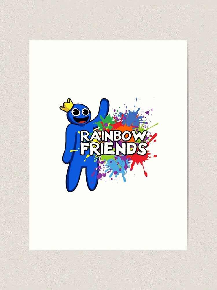 Rainbow Friends Paint Splatter Art Print for Sale by BungGasoan