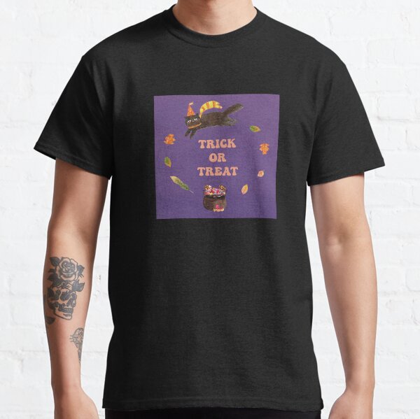 October cat, autumn and Halloween vibe Classic T-Shirt