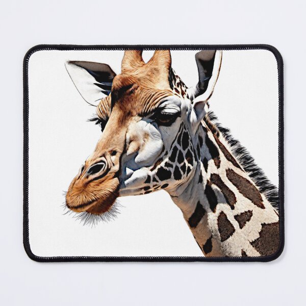 Item preview, The artwork featured a stunning portrayal of a giraffe using intricate ink lines, creating a mesmerizing black and white masterpiece. designed and sold by Best-Art-32.