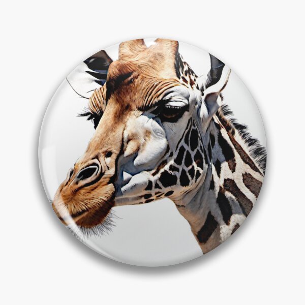 Item preview, The artwork featured a stunning portrayal of a giraffe using intricate ink lines, creating a mesmerizing black and white masterpiece. designed and sold by Best-Art-32.
