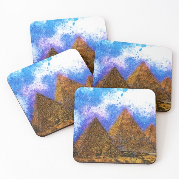 Item preview, Pyramids of Giza, color art designed and sold by artdragongift 15.