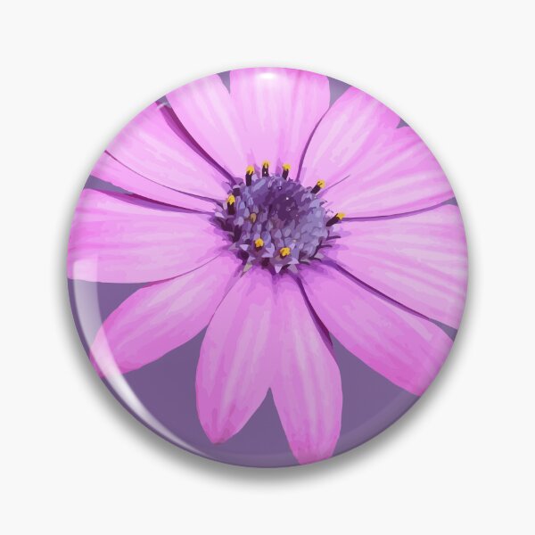Item preview, Single Pink African Daisy Isolated designed and sold by taiche.