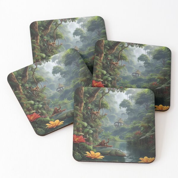 Item preview, The lush and vibrant jungle  designed and sold by M-Y-A-R-T-.